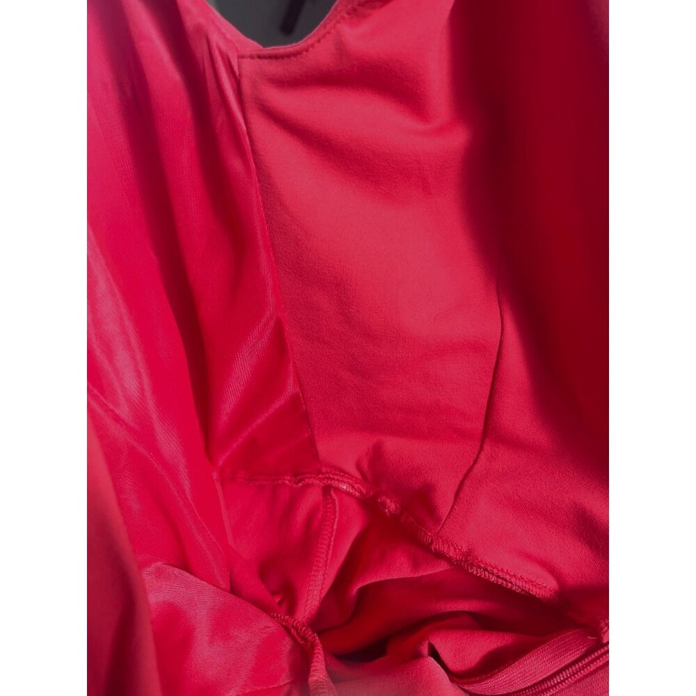 Cynthia Rowley Dress Coral Red Ponte A-line Festival Brunch Travel Resort Wom 4 - Picture 11 of 11